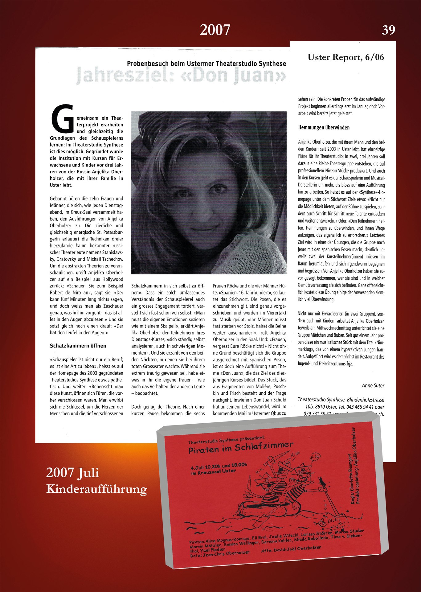 Jahresziel: «Don Juan» – Theater Synthese