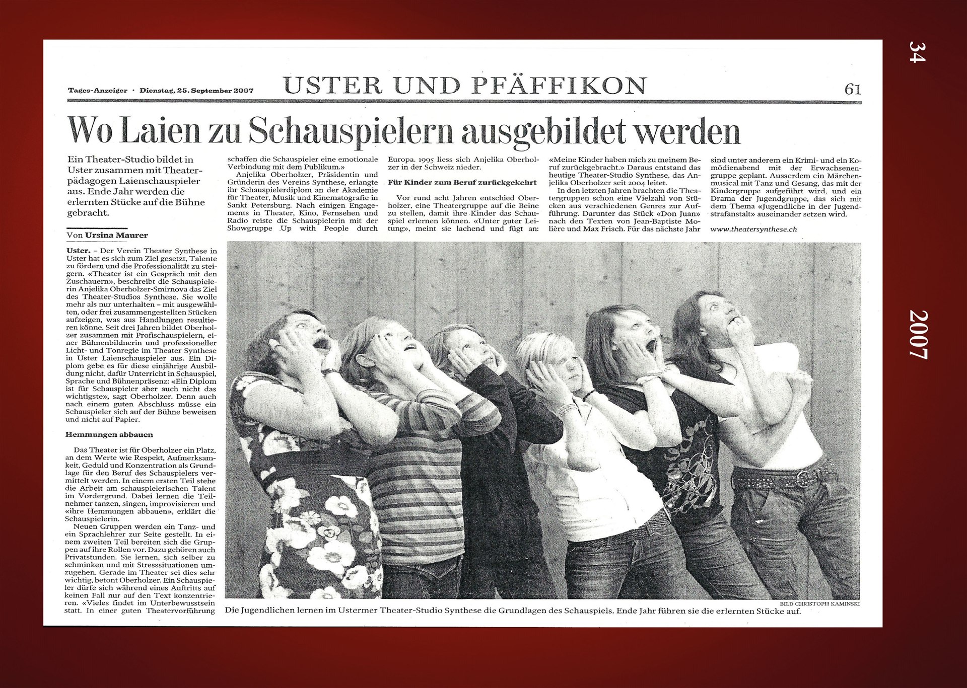 Wo Laien zu Schauspielern ausgebildet werden – Theater Synthese