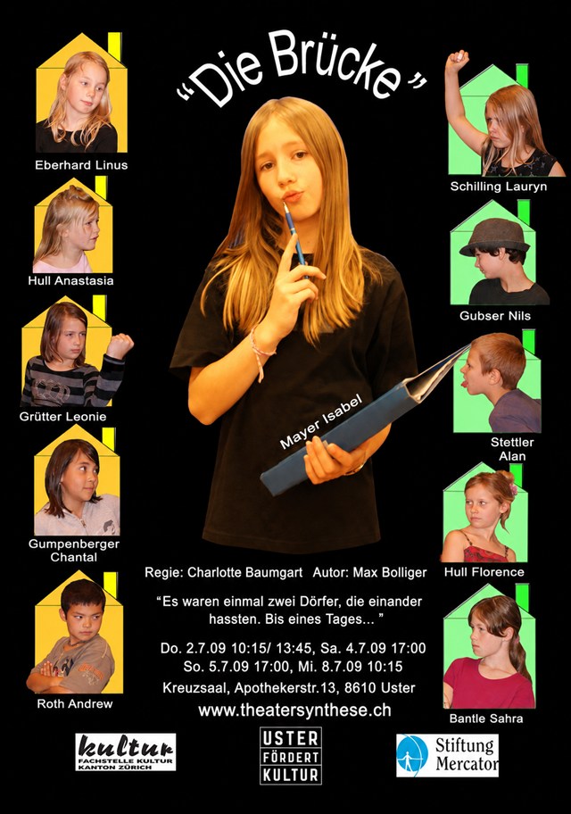 Plakat «Die Brücke» (2009) – Theater Synthese