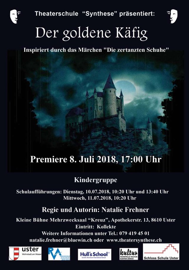 Plakat «Der goldene Käfig» (2018) – Theater Synthese