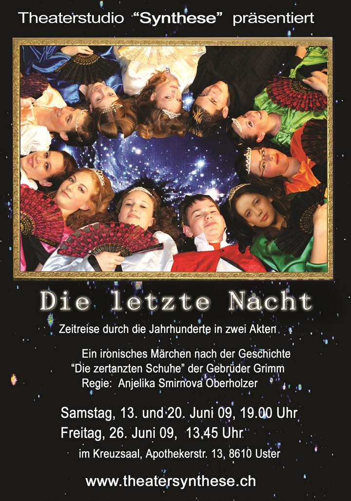 Plakat «Die letzte Nacht» (2009) – Theater Synthese