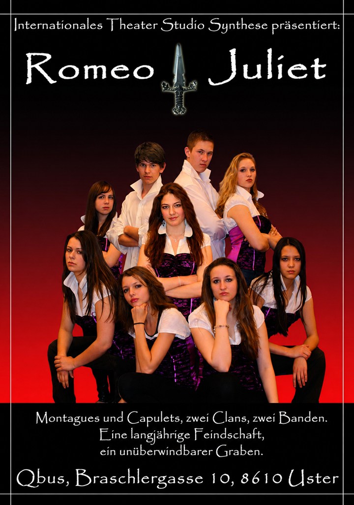 Plakat «Romeo und Julia» (2010) – Theater Synthese