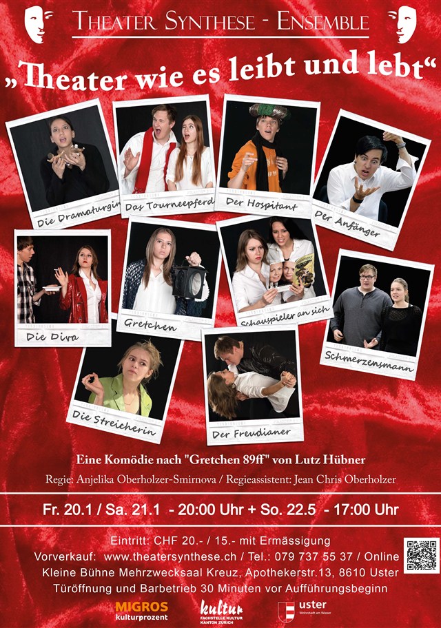Plakat «Gretchen 89ff» (2017) – Theater Synthese